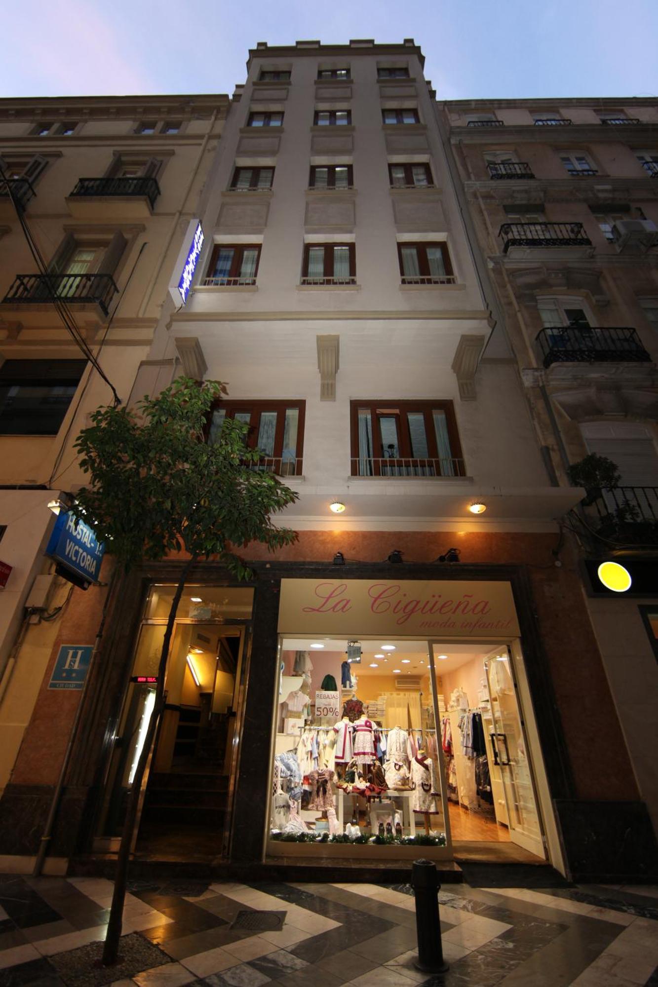 Hostal Victoria Málaga Exteriör bild